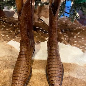 Lucchese Classics handmade womens 9B caiman belly. Excellent condition.